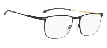 Designer Men Hugo Boss Eyeglasses: 1246 - Matte Gold Black(2)- SpecSMART Eye Clinic (Diagonal View)